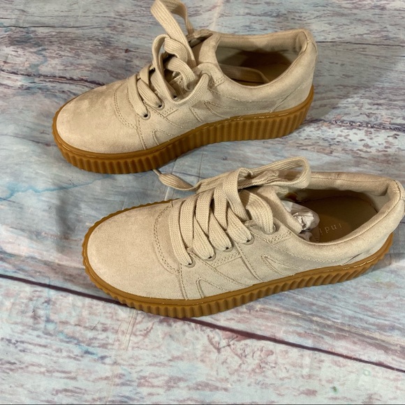 Nib Indigo Rd. Faux Suede sneakers sz5.5 - Picture 3 of 9